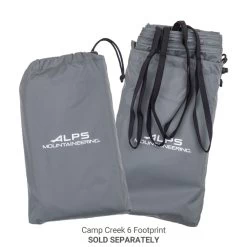 Alps Mountaineering Camp Creek 6-Person Gray/Red 19 Alps Mountaineering Camp Creek 6-Person Gray/Red -Outdoor World camp creek 6 footprint