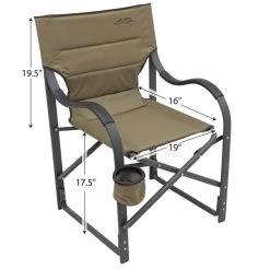 Alps Mountaineering Camp Chair -Outdoor World camp chair 2020khaki dimensions 1