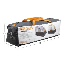 Alps Mountaineering Camp Creek 6-Person Apricot/Charcoal -Outdoor World camp creek 6 dimensions