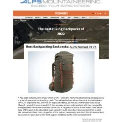 Alps Mountaineering Nomad RT 75 13 Alps Mountaineering Nomad RT 75 -Outdoor World nomad rt 75 outdoor life