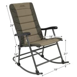 Alps Mountaineering Rocking Chair -Outdoor World rocking chair brown 2021 dimensions