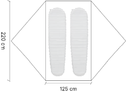 Samaya Inspire2 2-Person Tent -Outdoor World samaya inspire 2 dimensions